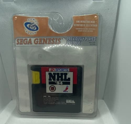 NHL '94 (Sega Genesis, 1993, Game Traders Repacked) FREE SHIPPING IN CANADA