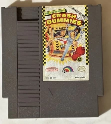 Nintendo NES The Incredible Crash Dummies (Cleaned, Tested & Working)