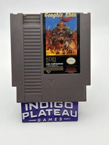 Genghis Khan (Nintendo Entertainment System NES, 1990) - TESTED - Authentic