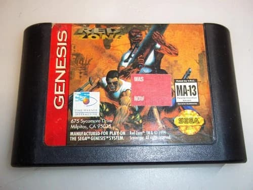 Red Zone (Sega Genesis) Cart Only