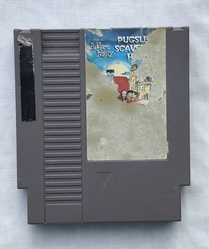 The Addams Family Pugsley's Scavenger Hunt (Nintendo NES, 1993) ☆*RARE*☆