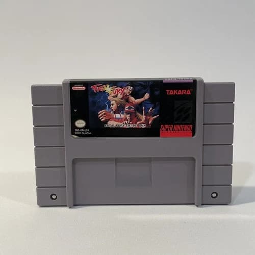 Fatal Fury Super Nintendo SNES Classic Fighting Video Game