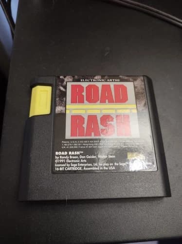Road Rash Electronic Arts Racing Game Sega Genesis 1991 Cartridge Only