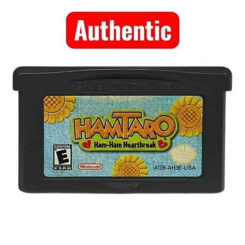 Hamtaro Ham Ham Heartbreak (Nintendo Game Boy Advance 2003) GBA Authentic K17