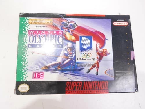 Winter Olympic Games: Lillehammer '94 SNES. COMPLETE IN BOX