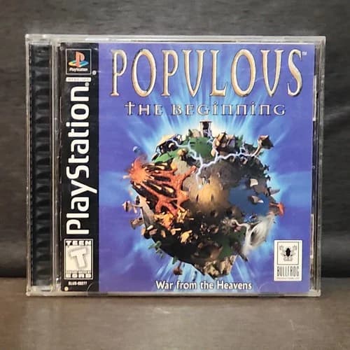 Populous: The Beginning Sony PlayStation 1 PS1 Game T Electronic Arts