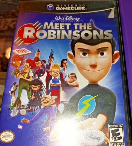 Meet the Robinsons (Nintendo GameCube, 2007) Complete in box Manual Tested Excel