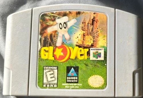 Glover Nintendo 64 N64 Game Cartridge Authentic Tested Working