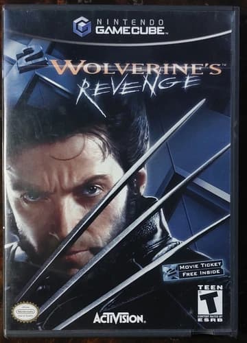 X2: Wolverine's Revenge (GameCube, 2003) CIB (No Movie Ticket) Tested/Working