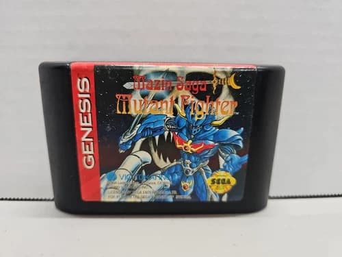 Mazin Saga: Mutant Fighter (Sega Genesis) Cart Only GOOD Shape
