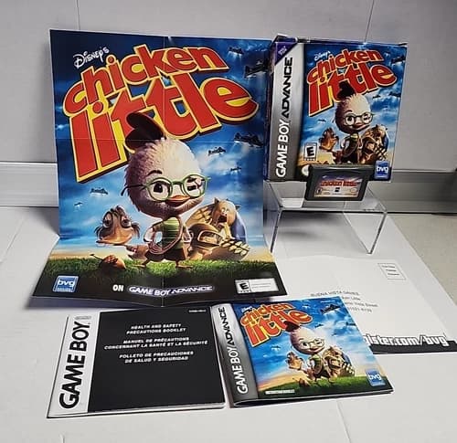 Chicken Little Nintendo Game Boy Advance GBA CIB BVG Buena Vista Games