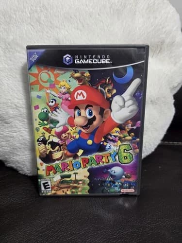Mario Party 6 Nintendo GameCube All Inserts! Cib/Complete Tested/Working