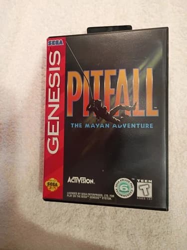 Pitfall: The Mayan Adventure (Sega Genesis, 1994) CIB with Manual