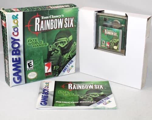 Tom Clancy's Rainbow Six GBC Game Boy Color Complete CIB! Authentic! Tested!
