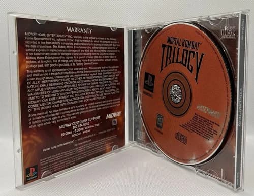 Mortal Kombat Trilogy Midway PlayStation PS1 Complete With Manual Tested