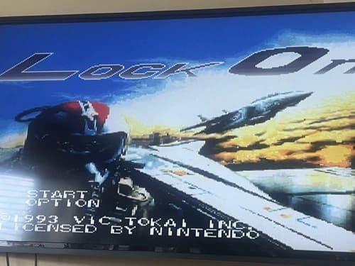 Lock On (Super Nintendo Entertainment System, 1993) — LOCK ON for SNES