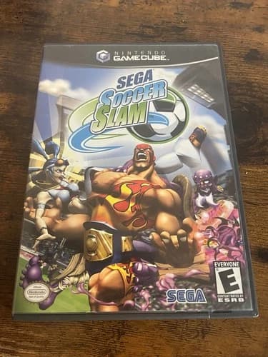 SEGA SOCCER SLAM NINTENDO GAME CUBE VIDEO GAME TESTED WORKS COMPLETE