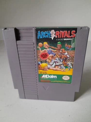 Arch Rivals (Nintendo Entertainment System, NES 1990) - Tested Working