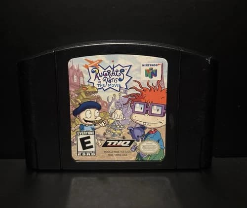 Rugrats in Paris: The Movie Nintendo 64 N64 Cartridge THQ E NTSC-U/C