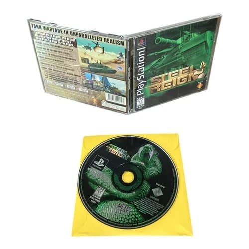 Sony PlayStation 1 PS1 CIB Complete TESTED Steel Reign CF