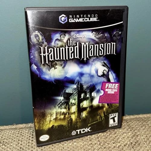 Disney's The Haunted Mansion Nintendo GameCube, 2003: TESTED CIB w/ MOVIE TICKET