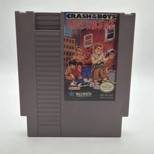 Crash N the Boys Street Challenge Nintendo NES Authentic Cartridge Only Tested