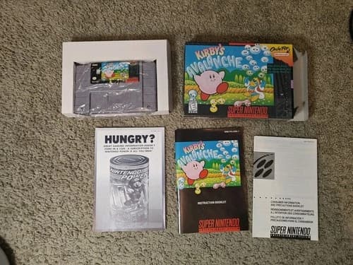 Kirby's Avalanche, Complete in Box (CIB), Tested and Works (SNES)