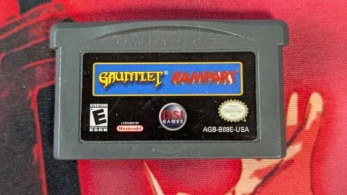 Gauntlet Rampart GBA Nintendo Game Boy Advance Cartridge Only Tested Working