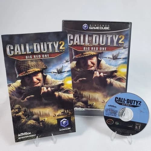 Call of Duty 2: Big Red One (Nintendo GameCube, 2005) Complete CIB TESTED