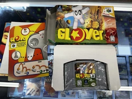 Glover N64 Nintendo 64 COMPLETE CIB +++