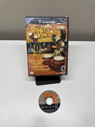Donkey Konga (Nintendo GameCube, 2004) Tested & Works