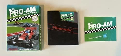 R.C. Pro-Am (Nintendo NES) - CIB Complete In Box