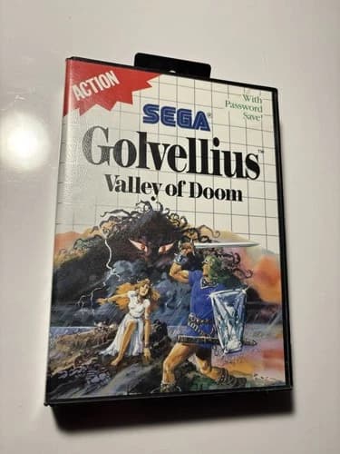 Golvellius: Valley of Doom (Sega Master System, 1988) Complete CIB rare zelda