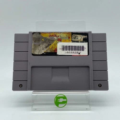 The Itchy and Scratchy Game (Super Nintendo SNES, 1995) Cartridge Only