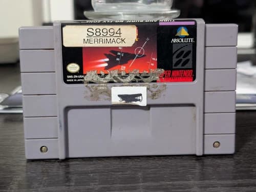Turn and Burn No Fly Zone - Super Nintendo SNES - AUTHENTIC TESTED See Pics