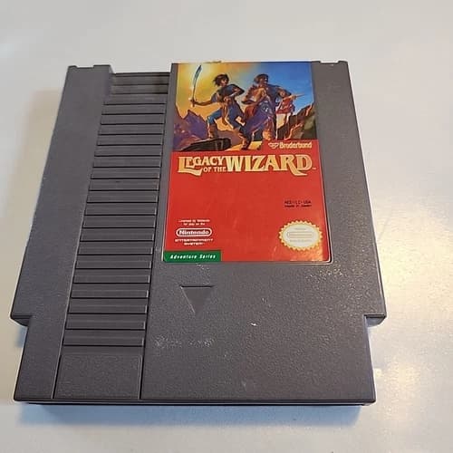 Legacy of the Wizard (Nintendo Entertainment System, 1989) NES game WORKS!