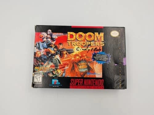 Doom Troopers (Super Nintendo Entertainment System, 1995) CIB