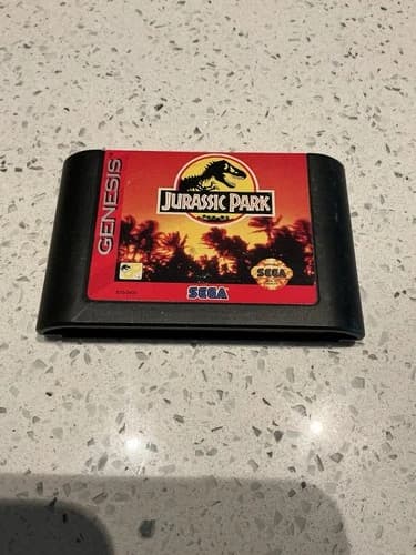 Sega Genesis Jurassic Park Tested And Working Cartridge Only