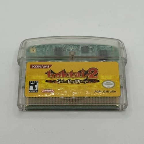 Boktai 2 Solar Boy Django Nintendo Gameboy Advance Authentic Tested