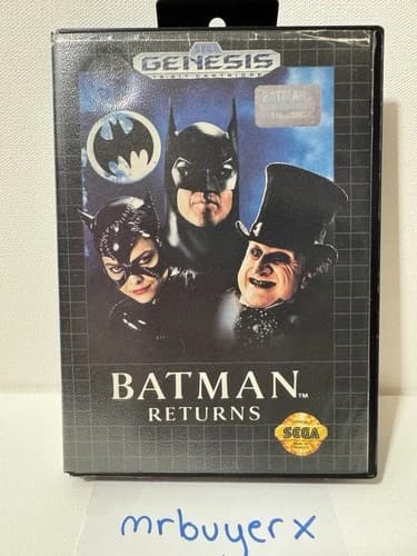Batman Returns for Sega Genesis Complete with Box and Manual CIB