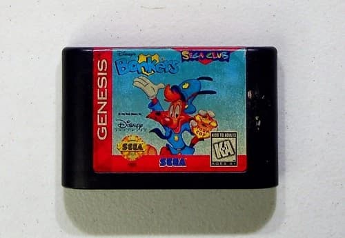 Disney's Bonkers Sega Genesis Video Game Platformer Action Retro Classic