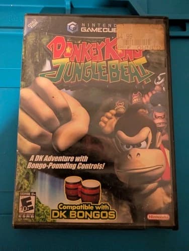Donkey Kong Jungle Beat Nintendo GameCube Complete CIB Tested