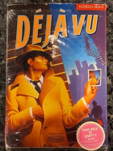 ON SALE Deja Vu Nintendo NES CIB AUTHENTIC !!