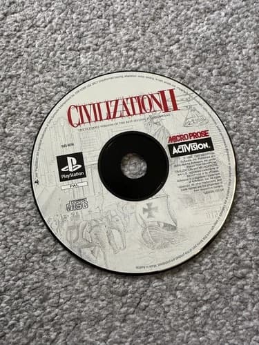 Civilization 2 II | Playstation 1 PS1 Game DISC ONLY