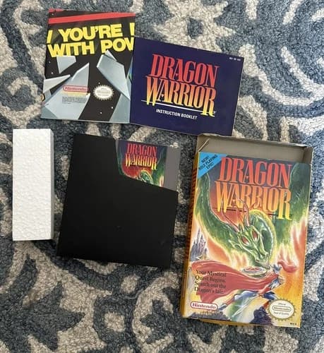 Dragon Warrior NES CIB Complete in Box TESTED WORKING
