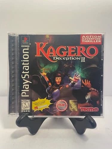 Kagero Deception II (Sony Playstation, PS1) w/Man Tested Cleaned