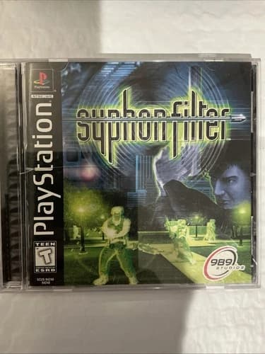 Syphon Filter Sony PlayStation 1, 1999 PS1 CIB Black Label Authentic Free Ship