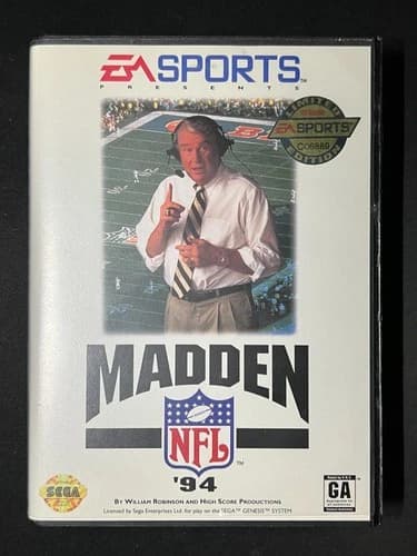 Madden NFL '94 1st Round Limited Edition Sega Genesis - Complete Cib