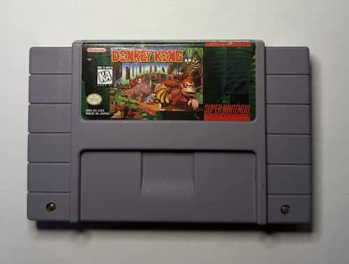 SNES - Donkey Kong Country Nintendo 1994 Cartridge NTSC-U/C