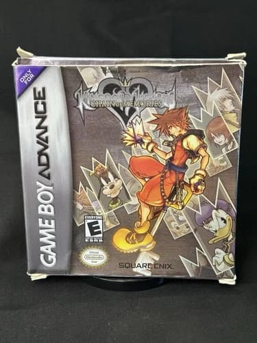 Kingdom Hearts Chain Of Memories Gameboy Advance | Complete In Box w/ Reg Card